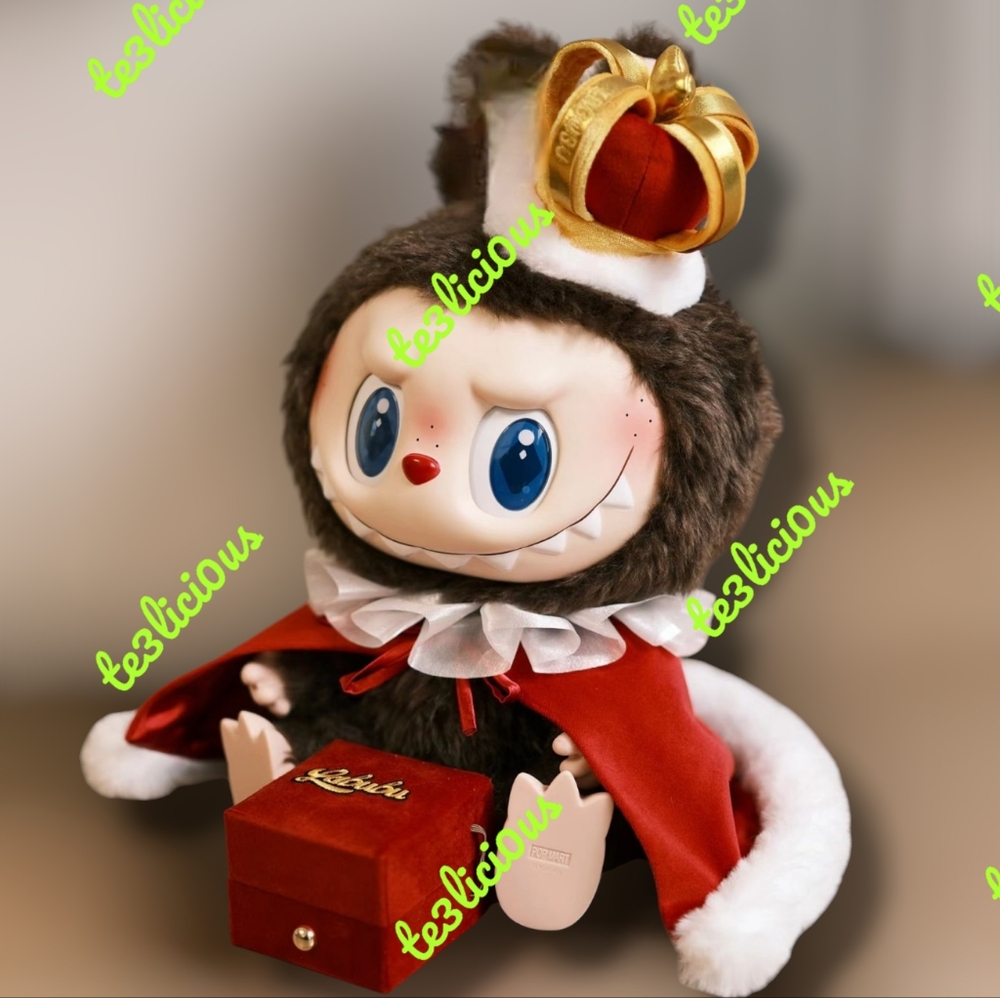 POP MART THE MONSTERS LET'S CHECKMATE KING VINYL PLUSH DOLL